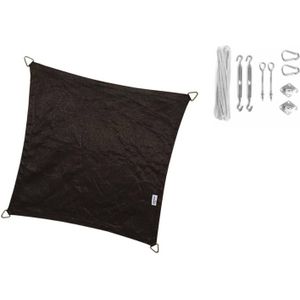 Nesling Coolfit 3,6x3,6 Zwart met Bevestigingsset