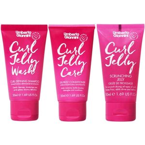 Umberto Giannini - Curl Jelly Mini Trio - Haarverzorgingsproducten - 3x50ml