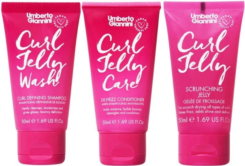 Umberto Giannini - Curl Jelly Mini Trio - Haarverzorgingsproducten - 3x50ml