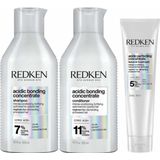 Redken - Acidic de Luxe Set - 2x300ml en 150ml - Shampoo