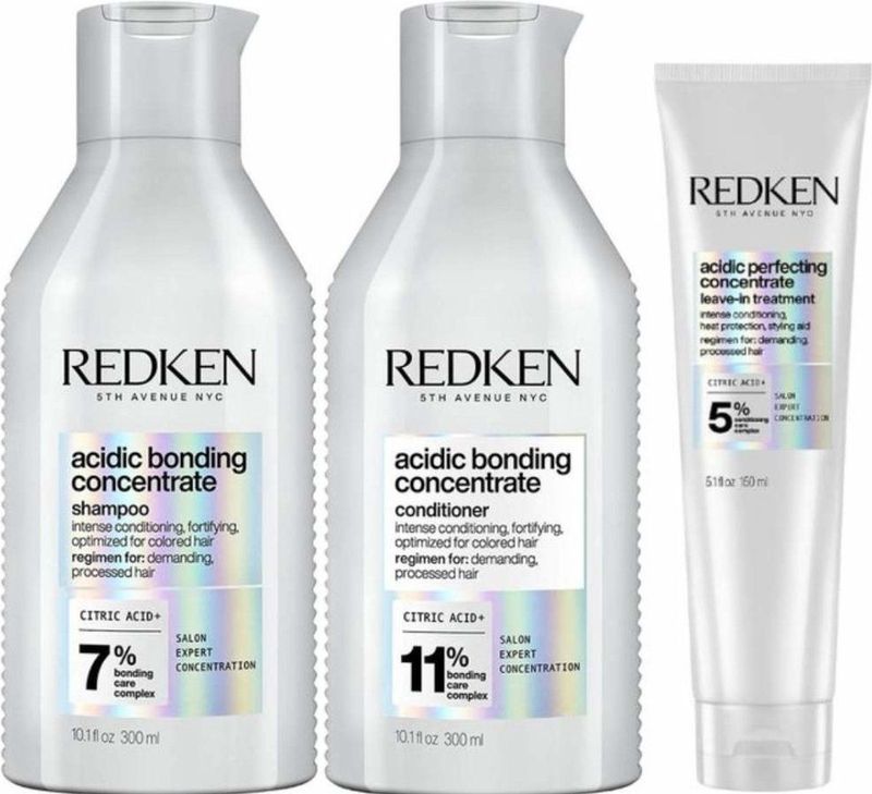 Redken - Acidic de Luxe Set - 2x300ml en 150ml - Shampoo