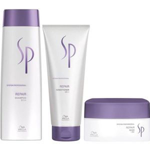 Wella SP - Repair de Luxe Set - 250 + 200 + 200ml - Crèmespoelingen