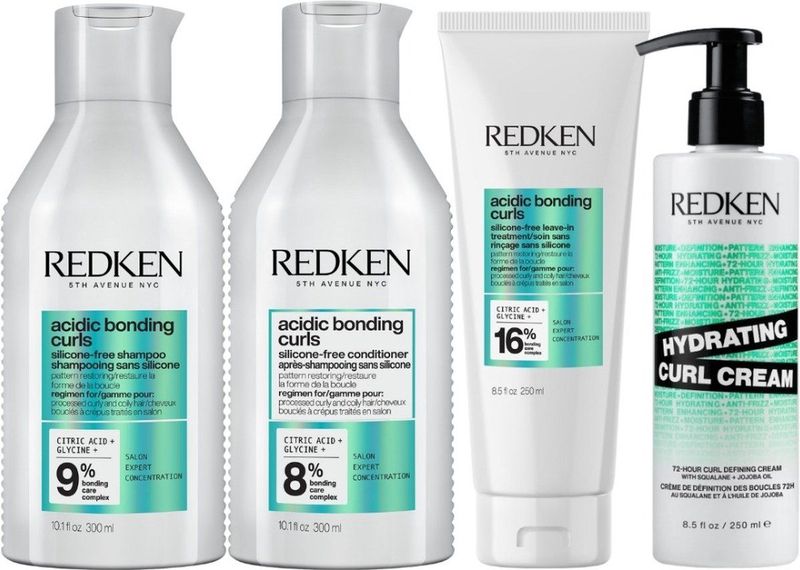 Redken - Acidic Bonding Curls Routine - Set - 2x300ml en 2x250ml