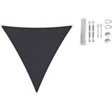 Shadow Comfort driehoek 3,6x3,6x3,6m Carbon Black metset