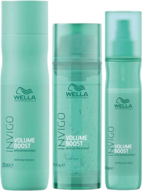 Wella - Invigo Volume Boost Luxe Set - Shampoo - Volume Boost - Hydraterende Werking