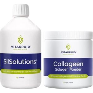 Vitakruid - Beauty Bundel - 250 gram en 500 ml - Collageen