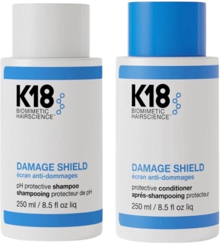 K18 - Damage Shield Set - Shampoo en Conditioner - 250ml - Bescherming tegen Hitte en Vervuiling
