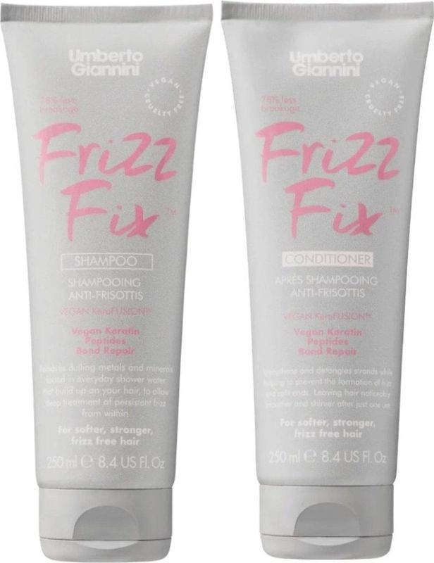 Umberto Giannini - Frizz Fix Set - Shampoo en Conditioner - Voor Pluizig Haar