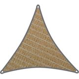 Coolaroo schaduwdoek driehoek 3x3x3m Zand met bevestigingsset set