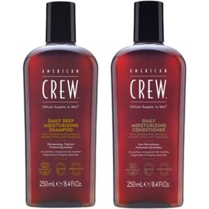 American Crew - Daily Moisturizing Set - Shampoo - 2x250ml