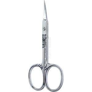 Nagelriemschaar (huid- en vellenschaartje) - Gebogen - Scherp punt - 9.5 cm - [Cuticle Scissor, Nagelriemknipper, nagelriem verwijderen]