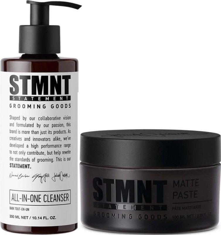 STMNT - Be Rough Set - 300 ml en 100 ml - Haarpaste