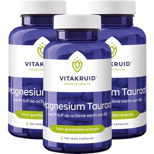 Vitakruid - Vegan Magnesium Tauraat met P-5-P® - Magnesium