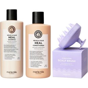 Head & Hair Heal Scalp Brush Set - 350+300ml