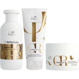 Wella - Oil Reflections Luminous Luxe Set - 250+200+150ml - Haarverzorging