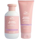 Wella - Invigo Color Recharge Cool Blond Duo Set - 250 ml en 200 ml - Haarkleuring