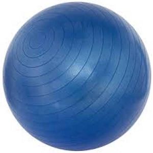Padisport - Yoga bal - 55 cm - zwangerschapsbal - yoga bal inclusief pomp - fitnessbal - pilates bal - yoga bal blauw - yoga bal 55 cm - yoga - fitness - blauw