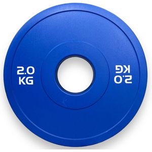 Padisport - Fractional Plates - 2 KG - Olympische Halterschijven - Bumper Plate Kg - Olympische Gewichten - Halterschijven - Halterschijf Kg