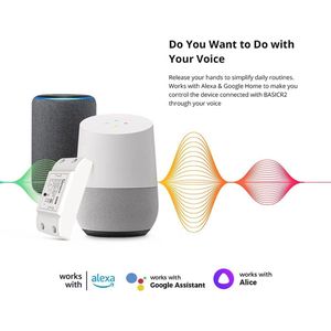 Sonoff - Basic - Slimme WiFi Schakelaar - Wit - Domotica Oplossing