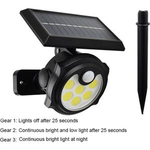 Peak - Zonne-Opgeladen Inductie Tuin Wandlamp Is Waterdicht - Tuin Outdoor Led Lampen Solar Gazon Verlichting Tuin Zonne-energie Decoratieve Verlichting Led Solar Light Met Embedded Onderdelen