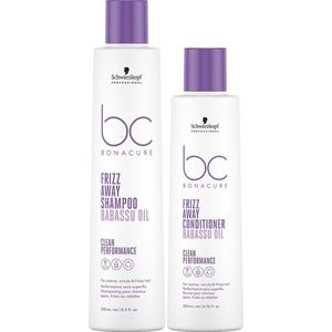 Schwarzkopf - Bonacure Frizz Away Care Set - 250+200ml