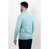 Vercate - Luxe Half Zip Pullover - Lichtblauw - Knit Heren Sweater