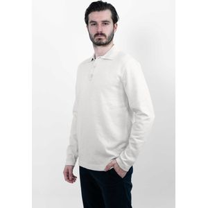 Vercate - Knitted Poloshirt - Off White - Longsleeves