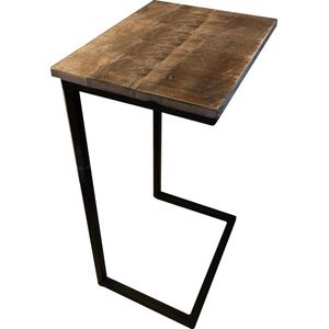 Luxe Bijzettafel - Coffee Table - Bijzettafeltje - Tafeltje - Industrieel - Landelijk - 65 cm hoog