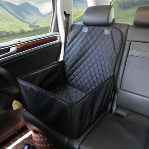 van Dam Exclusive® Autostoel Hond - Hondenstoel Auto - Hondenmand Auto - Opvouwbaar Autozitje Hond - Hoge Kwaliteit - Reis kennel - Reis bench - 50cm x 48cm