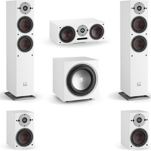 DALI Oberon 5 - Oberon 1 - Oberon Vokal - Dali Sub E9-F - 5.1 Surround Bundel - Wit