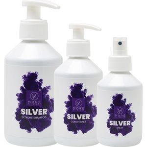 More Haircare - The Big User Silver Complete Set - 500+250+200ml