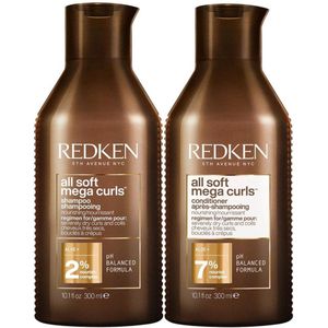 Redken - All Soft Mega Curls Duo - Shampoo en Conditioner - 300+300ml