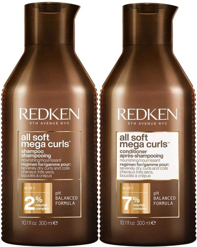 Redken - All Soft Mega Curls Duo - Shampoo en Conditioner - 300+300ml