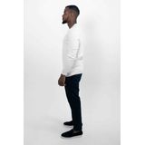 Pullover - Gebroken Wit - Gebreid - Zachte Textuur