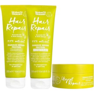Umberto Giannini - Hair Repair Set - Haarverzorging - Natuurlijke Ingrediënten
