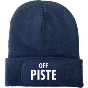 Wintermuts navy - Off piste - soBAD. | Wintersport | Après ski outfit Warme Muts voor Volwassenen | Heren en Dames Beanie