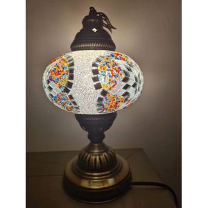 Mozaïek lamp - Turkse Lamp - Oosterse Lamp - Handgemaakt Ø 16cm