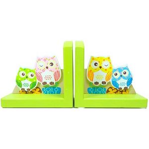 Simply for Kids Houten Boekensteunen Uiltjes