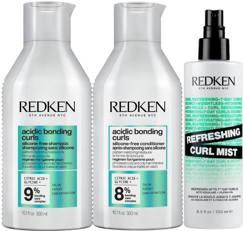 Redken - Acidic Bonding Curls Refresh Set - 2x300+250ml - Crèmespoelingen
