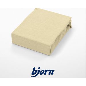 Bjorn Katto - Hoeslaken - Jersey - Tweepersoons - 140x200/160x220 - Goud