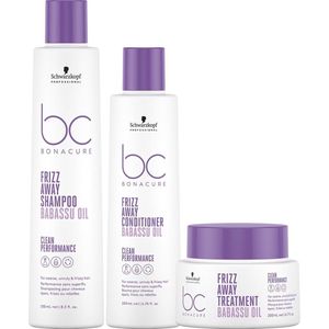 Schwarzkopf - Bonacure Frizz Away - Shampoo - 250ml - Extra Care Set