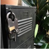 Rootsmann Locker Bulky 4 deuren | Zwart optie Slot