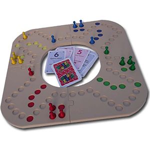 Keezbord Kunststof 4 personen - Bordspel - Keezen
