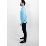 Vercate - Luxe Heren Poloshirt - Polo Met Lange Mouwen - Zwart - Regular Fit - Knit Knitted