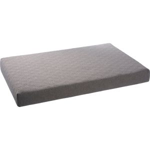 Hondenkussen - Hondenbed - Orthopedisch hondenkussen - Hondenmatras - Maat XS - 100% Polyester - Lichtgrijs - 72 x 50 x 10 cm