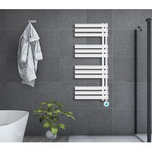 Oppio 140x60 cm - Oppio Elite Digital ECO elektrische handdoekradiator - Wit (Ral 9016)