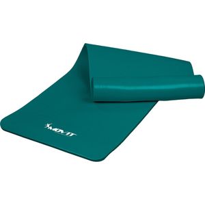 Yoga mat - Yogamat - Fitness mat - Sport mat - Fitness matje - Pilates mat - Oprolbaar - 190 x 100 x 1.5 cm - Petrol
