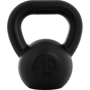 Kettlebell - Kettlebells - Gewichten - Gewichten fitness - Kettlebell 10 kg - 10 kg - Gietijzer - Zwart - 16 x 6 x 26 cm