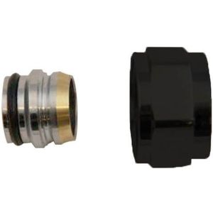 Oppio Nero-Luxe eurokonus koppeling Cv buis 15 mm 3/4 Mat-Zwart