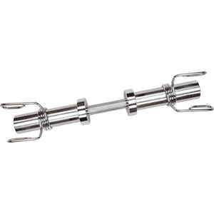 Halterstang - Barbell - Halter - Curlstang - Curl Bar - 5.3 kg - Staal - Grijs - 51 x 8.5 x 8 cm